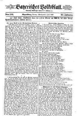 Bayerisches Volksblatt (Regensburger Morgenblatt) Sonntag 5. Juni 1859