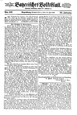 Bayerisches Volksblatt (Regensburger Morgenblatt) Mittwoch 29. Juni 1859