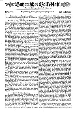 Bayerisches Volksblatt (Regensburger Morgenblatt) Dienstag 19. Juli 1859