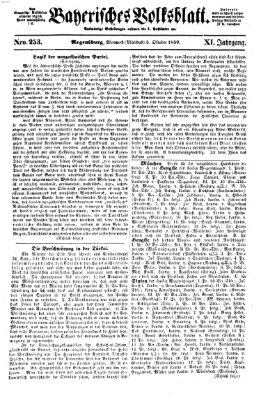 Bayerisches Volksblatt (Regensburger Morgenblatt) Mittwoch 5. Oktober 1859