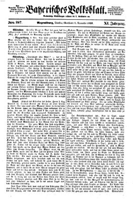 Bayerisches Volksblatt (Regensburger Morgenblatt) Dienstag 8. November 1859