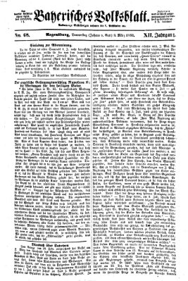 Bayerisches Volksblatt (Regensburger Morgenblatt) Donnerstag 8. März 1860