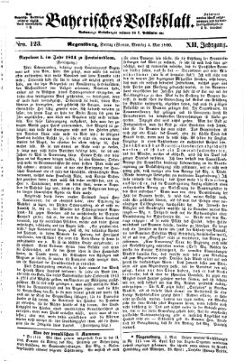 Bayerisches Volksblatt (Regensburger Morgenblatt) Freitag 4. Mai 1860