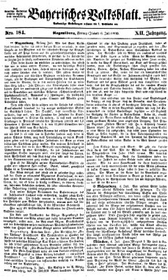 Bayerisches Volksblatt (Regensburger Morgenblatt) Freitag 6. Juli 1860