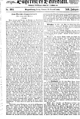 Bayerisches Volksblatt (Regensburger Morgenblatt) Freitag 23. November 1860