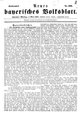 Neues bayerisches Volksblatt Montag 4. Mai 1863