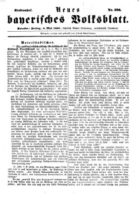 Neues bayerisches Volksblatt Freitag 8. Mai 1863