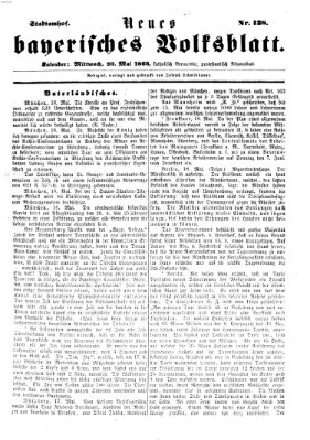 Neues bayerisches Volksblatt Mittwoch 20. Mai 1863