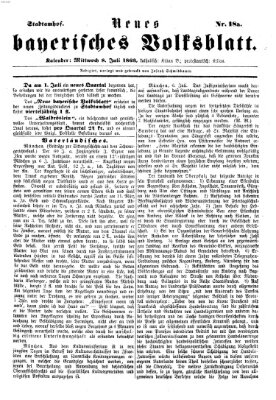 Neues bayerisches Volksblatt Mittwoch 8. Juli 1863