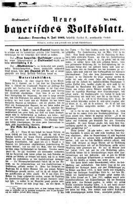 Neues bayerisches Volksblatt Donnerstag 9. Juli 1863