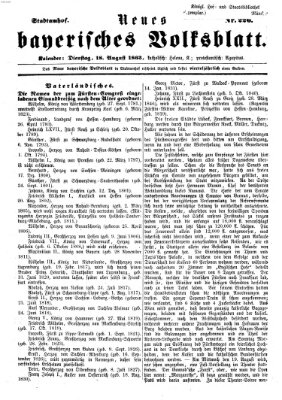 Neues bayerisches Volksblatt Dienstag 18. August 1863