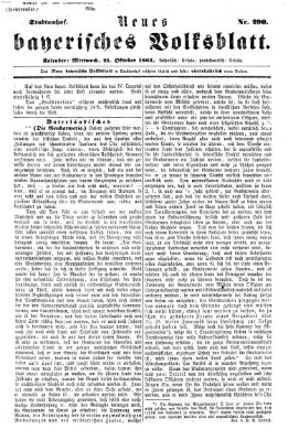 Neues bayerisches Volksblatt Mittwoch 21. Oktober 1863