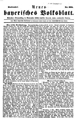 Neues bayerisches Volksblatt Donnerstag 5. November 1863