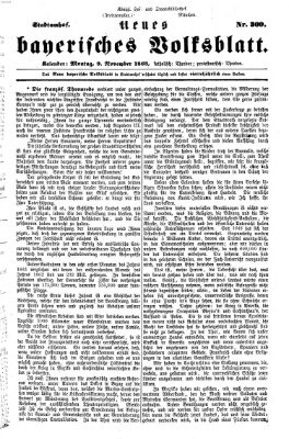 Neues bayerisches Volksblatt Montag 9. November 1863