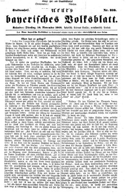 Neues bayerisches Volksblatt Dienstag 10. November 1863