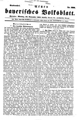 Neues bayerisches Volksblatt Montag 30. November 1863