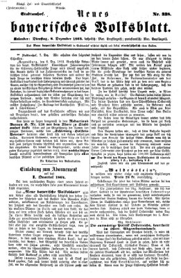 Neues bayerisches Volksblatt Dienstag 8. Dezember 1863