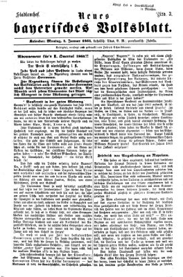 Neues bayerisches Volksblatt Montag 4. Januar 1864