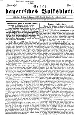 Neues bayerisches Volksblatt Freitag 8. Januar 1864