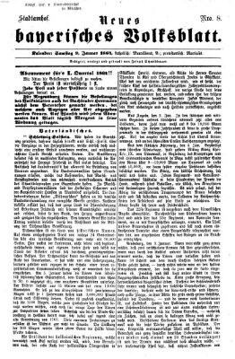 Neues bayerisches Volksblatt Samstag 9. Januar 1864