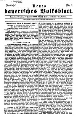 Neues bayerisches Volksblatt Sonntag 10. Januar 1864