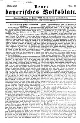 Neues bayerisches Volksblatt Montag 18. Januar 1864