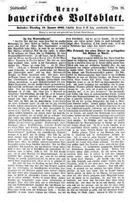 Neues bayerisches Volksblatt Dienstag 19. Januar 1864