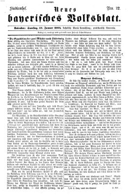 Neues bayerisches Volksblatt Samstag 23. Januar 1864