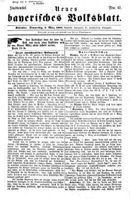 Neues bayerisches Volksblatt Donnerstag 3. März 1864