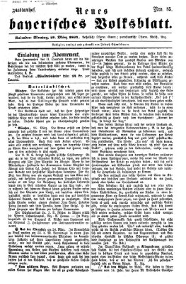 Neues bayerisches Volksblatt Montag 28. März 1864