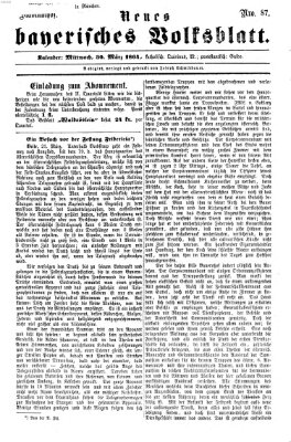 Neues bayerisches Volksblatt Mittwoch 30. März 1864