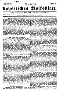 Neues bayerisches Volksblatt Sonntag 3. April 1864