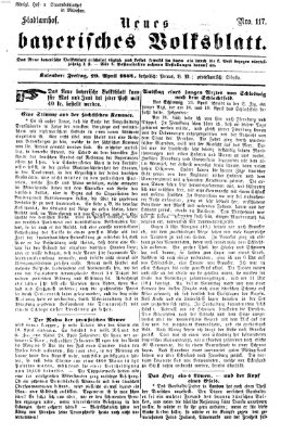 Neues bayerisches Volksblatt Freitag 29. April 1864