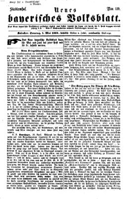 Neues bayerisches Volksblatt Sonntag 1. Mai 1864