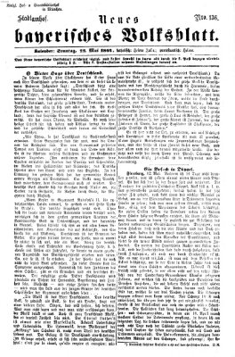 Neues bayerisches Volksblatt Sonntag 22. Mai 1864