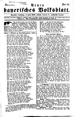 Neues bayerisches Volksblatt Samstag 4. Juni 1864