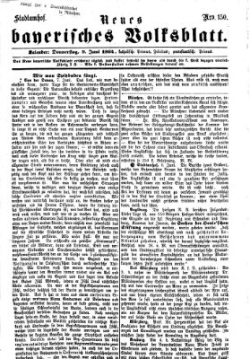 Neues bayerisches Volksblatt Donnerstag 9. Juni 1864