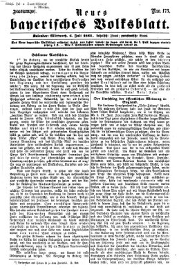 Neues bayerisches Volksblatt Mittwoch 6. Juli 1864