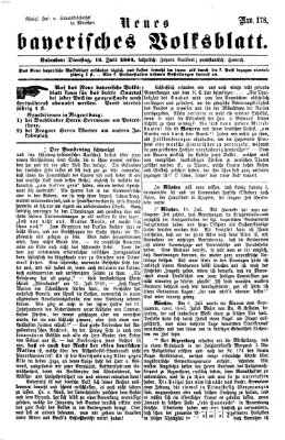 Neues bayerisches Volksblatt Dienstag 12. Juli 1864