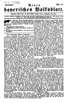 Neues bayerisches Volksblatt Mittwoch 13. Juli 1864