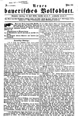 Neues bayerisches Volksblatt Freitag 15. Juli 1864