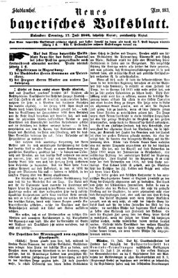 Neues bayerisches Volksblatt Sonntag 17. Juli 1864