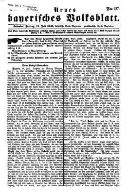 Neues bayerisches Volksblatt Freitag 22. Juli 1864