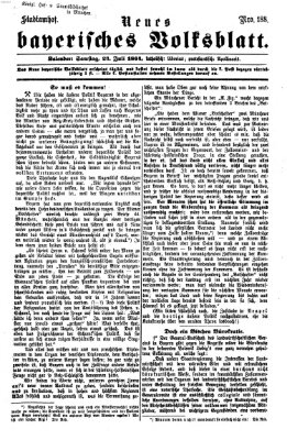 Neues bayerisches Volksblatt Samstag 23. Juli 1864