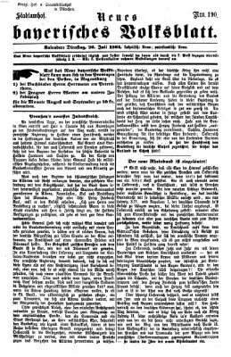 Neues bayerisches Volksblatt Dienstag 26. Juli 1864