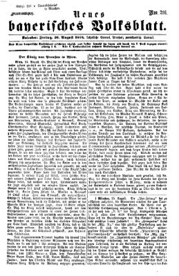 Neues bayerisches Volksblatt Freitag 26. August 1864