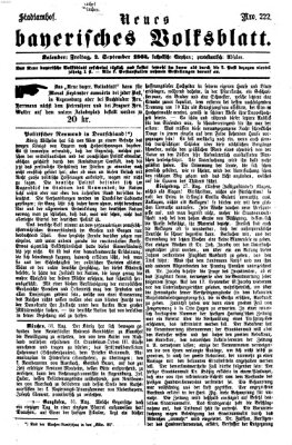 Neues bayerisches Volksblatt Freitag 2. September 1864