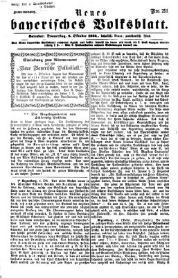 Neues bayerisches Volksblatt Donnerstag 6. Oktober 1864