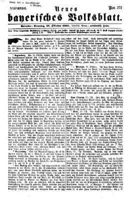 Neues bayerisches Volksblatt Sonntag 30. Oktober 1864