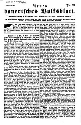 Neues bayerisches Volksblatt Freitag 4. November 1864